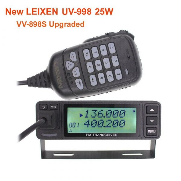 New LEIXEN UV-998 25W Dual Band 144/430MHz Mobile 2-Way Radio UV Transceive Amateur Ham Radio VV-898S Upgraded - Image 2