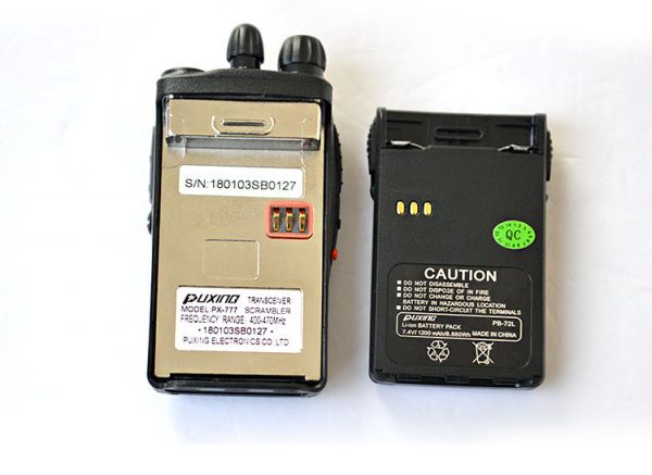 Puxing PX-777 PLUS 5W VHF UHF Handheld 2-Way Radio - Image 4