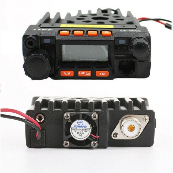 QYT KT-8900 Mini 25-Watt Dual Band Mobile Transceiver VHF 136-174/UHF 400-490Mhz Car Radio - Image 3