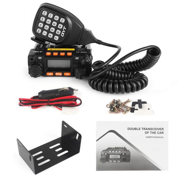QYT KT-8900 Mini 25-Watt Dual Band Mobile Transceiver VHF 136-174/UHF 400-490Mhz Car Radio - Image 4