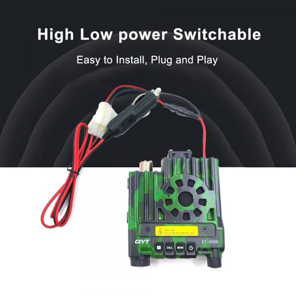 QYT KT-8900D Camouflage 25W Mini Mobile Amateur Radio Dual Band Car Walkie-talkies Communicator - Image 3