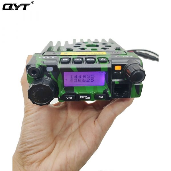QYT KT-8900D Camouflage 25W Mini Mobile Amateur Radio Dual Band Car Walkie-talkies Communicator