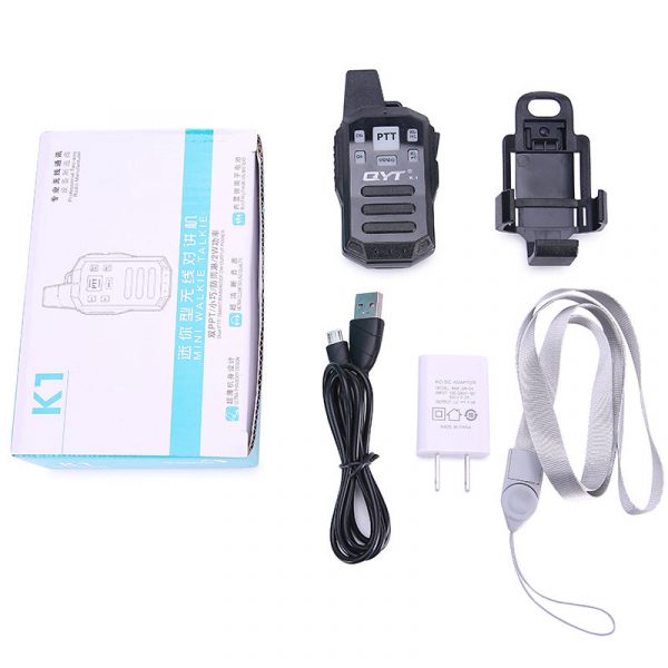 High Quality QYT K1 Dual PTT UHF Rainproof Mini Walkie Talkie for kids licence free restaurants  - Image 5