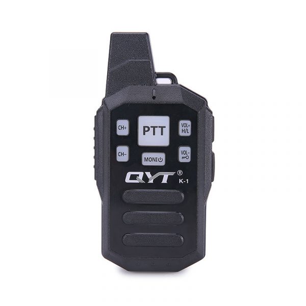 High Quality QYT K1 Dual PTT UHF Rainproof Mini Walkie Talkie for kids licence free restaurants 
