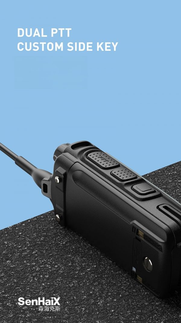 SENHAIX 8600 Dual PTT UHF VHF Dual Band Waterproof HAM Transceiver - Image 2