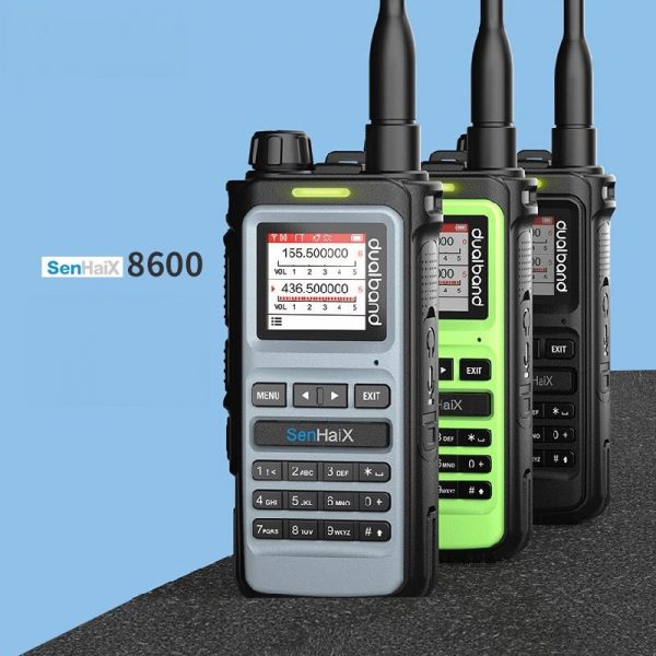SENHAIX 8600 Dual PTT UHF VHF Dual Band Waterproof HAM Transceiver