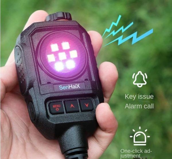 Plug and Play SENHAIX No.1 Mini Handheld Microphone For SENHAIX GT12 8800 8600 QUANSHENG UV-K5 BaoFeng Two way Radio