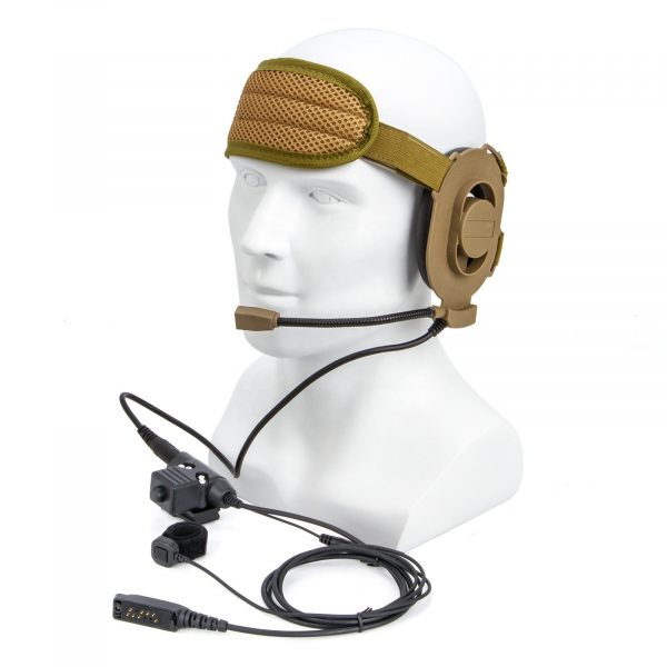 for Sepura Stp8000 Stp8030 Stp8035 stp8038 Radio NATO HD01 Tactical Bowman Headphone U94 PTT and Finger Microphone