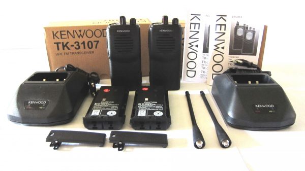 Kenwood TK-2107 VHF Two Way Radio Kenwood TK-3107 UHF Walkie Talkie with BATTERY + CHARGER - Image 3