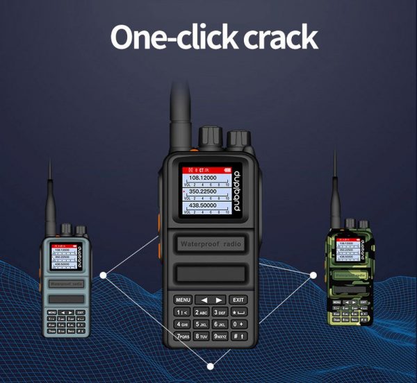 10W AM FM Intercom Talinfone 8600UV Full Band Ip68 Waterproof UHF VHF Civil Aviation Police Two Way Radio - Image 4