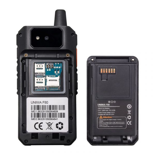 F80S POC Walkie Talkie 4G Smartphone Quad Core 1.4GHz SOS Rugged Phone 1GB 8GB 2.4 inch Android 10 Spreadtrum SL8541E - Image 4