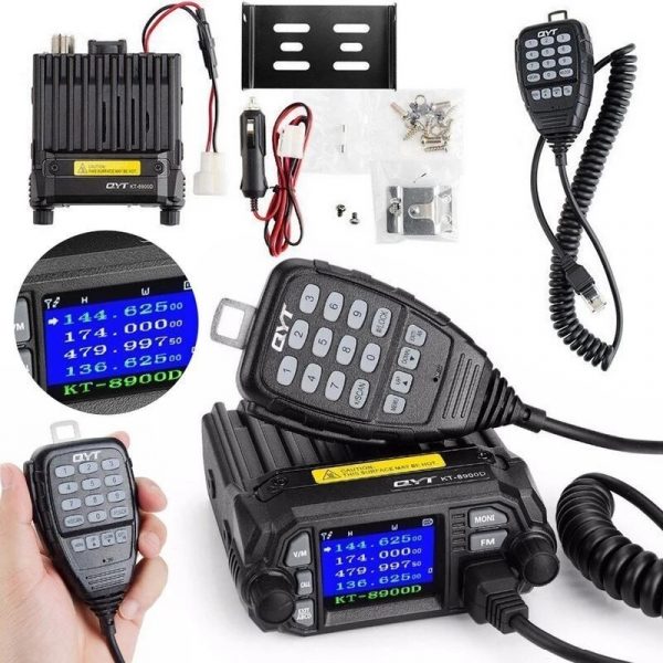 Upgraded Version QYT KT-8900D 25W Power Mobile Radio 136-174MHz/400-480MHz Dual Band Quad Display New Feature Mobile Transceiver - Image 5
