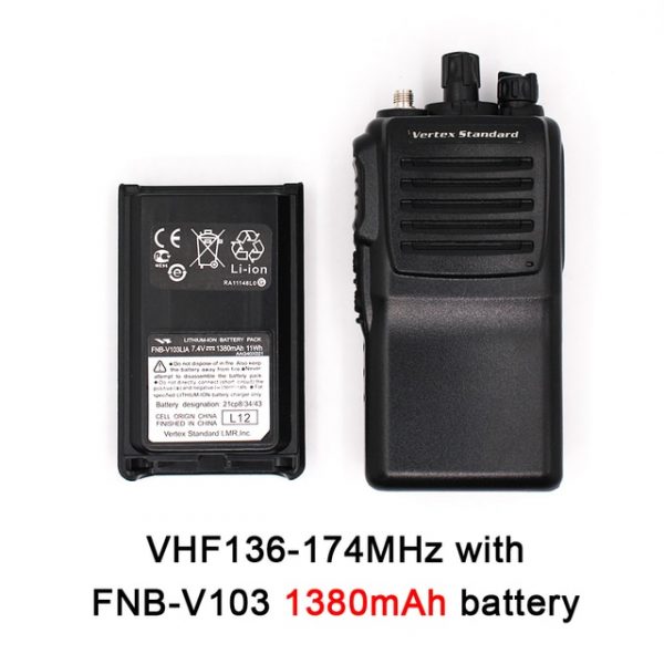Vertex Standard VX-231 VHF/UHF Portable Professsional Two Way Radio Replace for Vertex Standard VX231 VX-261 VX-351 Walkie Talkie - Image 7