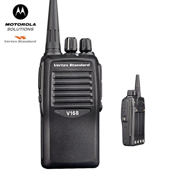 Vertex Standard V168 UHF Professionnal Walkie Talkie 16 channels Commercial Handheld Civilian Radio