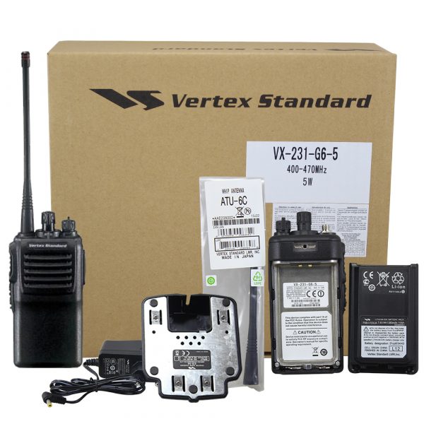 Vertex Standard VX-231 VHF/UHF Portable Professsional Two Way Radio Replace for Vertex Standard VX231 VX-261 VX-351 Walkie Talkie - Image 2