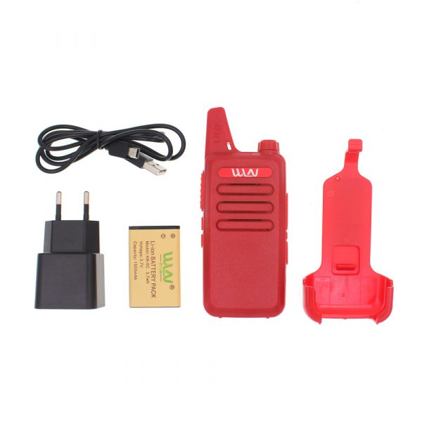 3 colors WLN KD-C1 Super Thin Walkie Talkie UHF 400-470MHz Slim Light 5W Power 16 Channel  MINI-handheld Transceiver  - Image 6