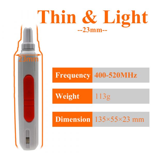 3 colors WLN KD-C1 Super Thin Walkie Talkie UHF 400-470MHz Slim Light 5W Power 16 Channel  MINI-handheld Transceiver  - Image 2