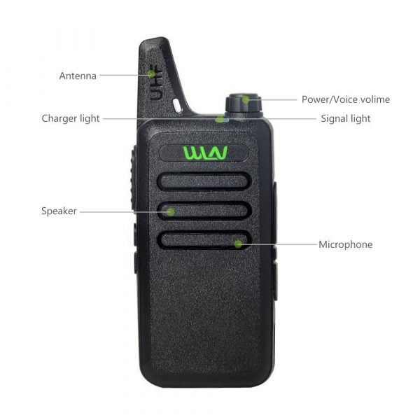 3 colors WLN KD-C1 Super Thin Walkie Talkie UHF 400-470MHz Slim Light 5W Power 16 Channel  MINI-handheld Transceiver  - Image 5