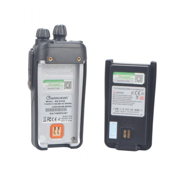 Wouxun KG-UV3Q UV Dual Band Walkie Talkie VHF 10W UHF 8W High power FM Portable Scrambler Two way Radio - Image 4