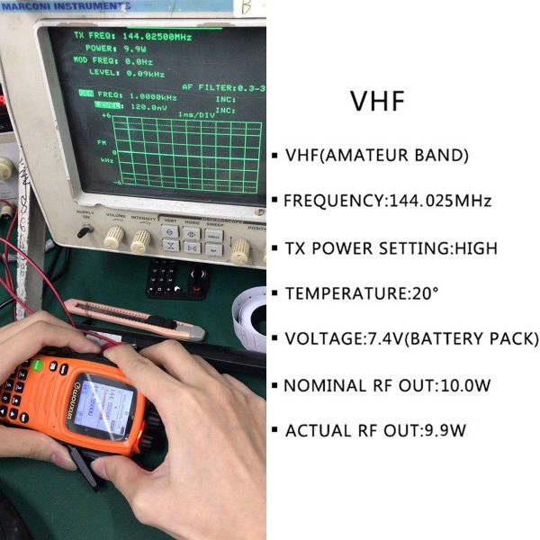Orange Wouxun KG-UV9D Mate 7bands/Air Band 10W 3200mAh Battery Cross band Repeater Portable Radio Upgrade KG-UV9D Plus Walkie Talkie - Image 3