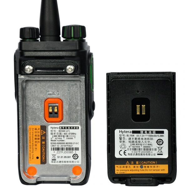 Hytera BD500 Waterproof Dustproof Digital walkie-talkie HYT BD500 UHF 400-470 Mhz DMR Digital Portable Radio - Image 3