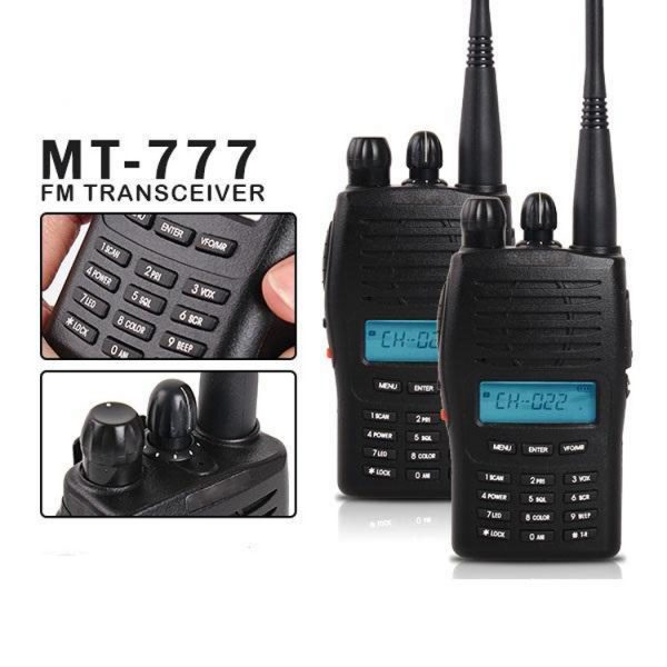 5W VHF UHF Motorola MT-777 Professional FM Transceiver 128 Channels - Image 2