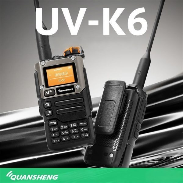 New Arrival Quansheng UV-K6 Multi Band Air Band U/V Amateur Walkie Talkie for Civilian Outdoor Self Driving Tour - Image 2