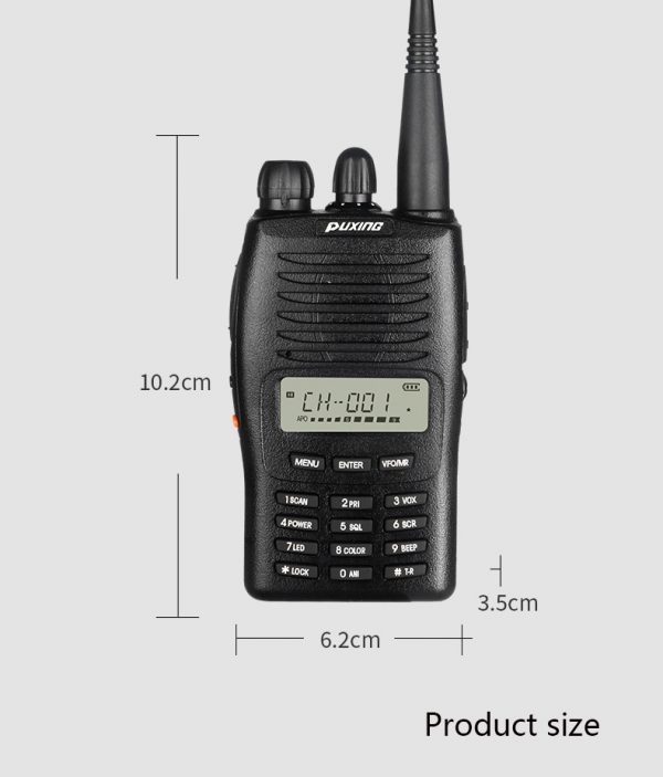 Puxing PX-777 VHF Portable Transceiver PX777 UHF VOX128CH 5W Ham Amateur Two Way Radio Scrambler - Image 4