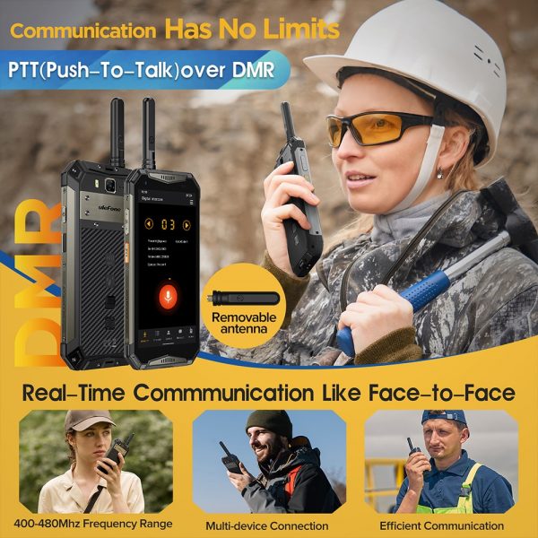 Ulefone Armor 20WT Rugged Waterproof Smartphone DMR Walkie-Talkie 10850mAh Mobile Phones 20GB+256GB Android Phone - Image 2