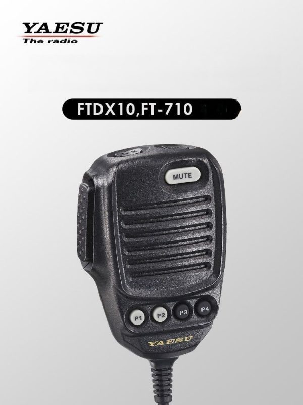 YAESU FT-710 SSM-75E Speaker Mic PTT Microphone Handheld for YAESU FTDX10 FT-710 Short Wave Radios
