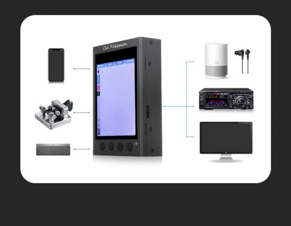 for Ham Radio Hobbyis Fans Morse Code Sending, Copying, HamCUBE Decoding Practice Device Pokemon CW POKEMON PRO - Image 3