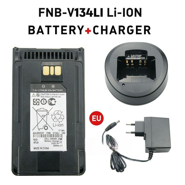 Charger Seat Rapid Rechargeable Battery for VERTEX VX261 VX451 VX456 VX-530 EVX-231 etc With Belt Clip - Image 2