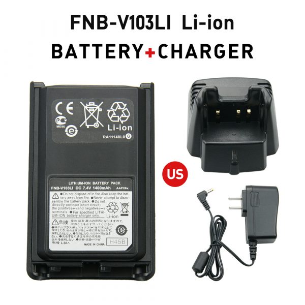 1400mAh FNB-V103LI Battery Charger Rapid for Vertex VX-230 VX-231 VX-234 VX-228 FNB-V103LIA Battery