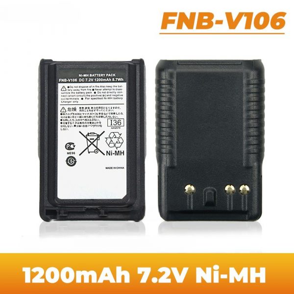 FNB-V106 Replacement Battery for YAESU Radios VX 231 VX228 VX230 VX231L AAG57X002 Rechargeable Batteries