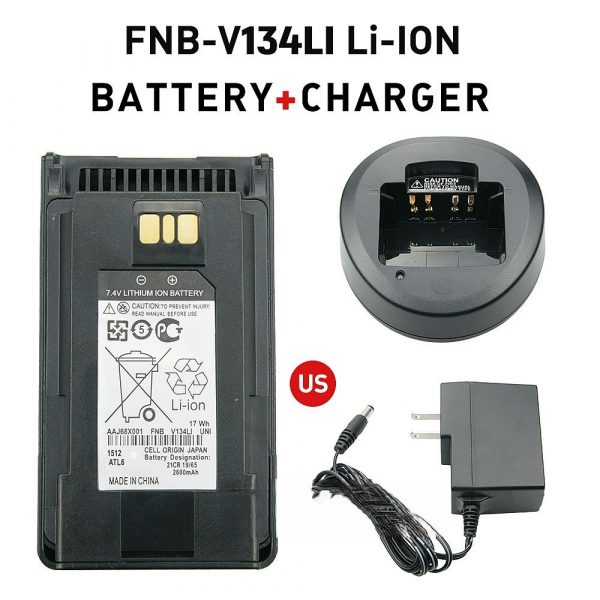 Charger Seat Rapid Rechargeable Battery for VERTEX VX261 VX451 VX456 VX-530 EVX-231 etc With Belt Clip