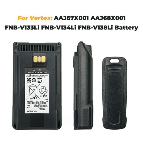 Charger Seat Rapid Rechargeable Battery for VERTEX VX261 VX451 VX456 VX-530 EVX-231 etc With Belt Clip - Image 4