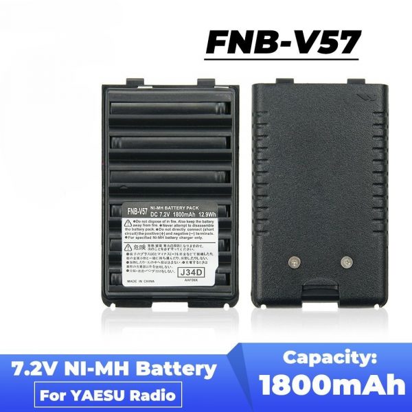 FNB-V57 1800mAh Ni-MH Battery Pack Compatible for Yaesu Vertex VX-410 VX-420 VX-417 VX-160 VX-168 VX-428 VX-250 （FNB-83）