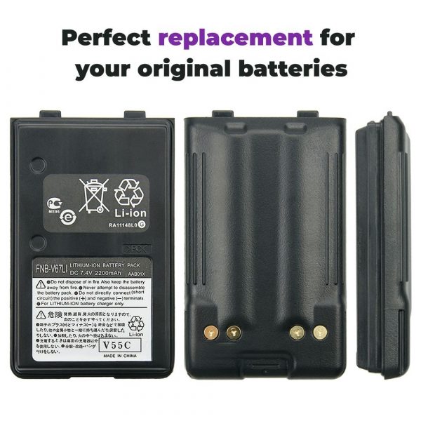 Fast Battery Charger + Battery for YAESU FT60 FT60R FT60R VX110  VX150 VX160  VX180 VX210 VX400 etc Radios - Image 4