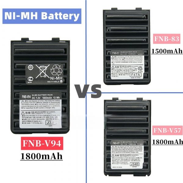 Desktop Battery Rapid Charger +Battery FNB-V94 for Yaesu Radios FT-60R FT-270R Vertex Vx-168 VX-180 VX-120 HX600S etc - Image 4