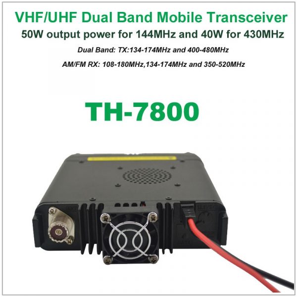 TYT TH7800 Car Radio Walkie talkie Dual Band VHF UHF Mobile Transceiver - Image 3