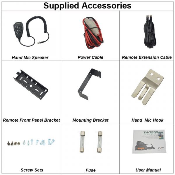 TYT TH7800 Car Radio Walkie talkie Dual Band VHF UHF Mobile Transceiver - Image 5