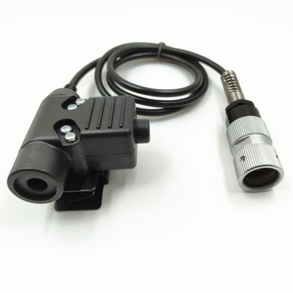 PRC152 Walkie Talkie U94 Neck Throat Mic Earpiece Radio Tactical Headset for TRI TCA/AN PRC-148 PRC152 Walkie Talkie 6-PIN - Image 4