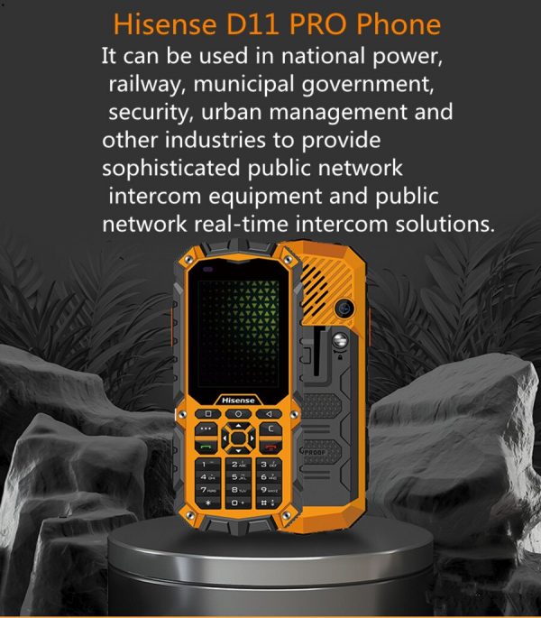 Hisense D11 Pro Zello PTT Smartphone IP68 Waterproof 4G LTE Explosion-proof Phone GPS Wifi Touchscreen  Android Chemical plant petroleum - Image 2