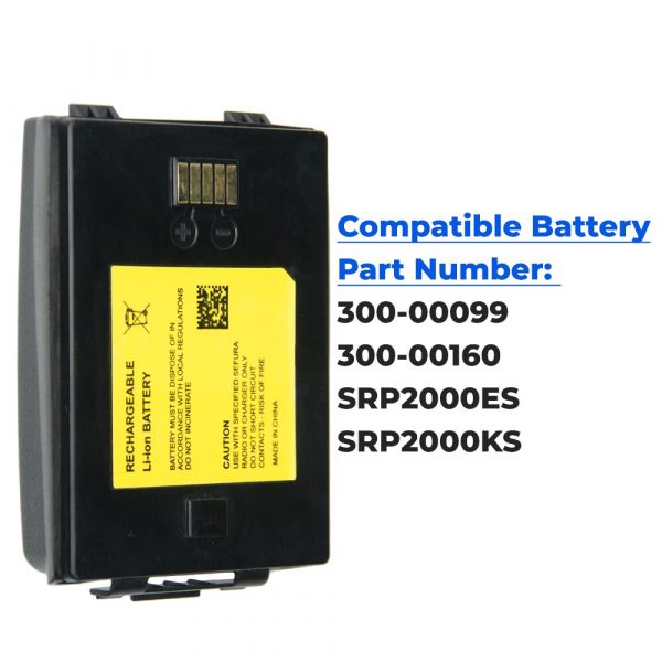 SRP2000 2000mAh 7.4V Replacement Battery for Sepura SRP3000 SRP3500 SRP3800 SRP3900 Two Way Radios Li-ion Battery - Image 2