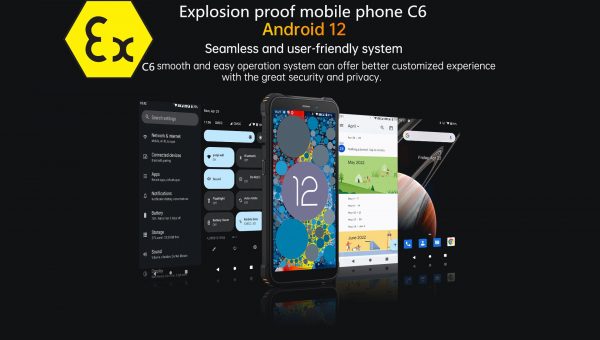 Rungee C6 Explosion proof IP68 Waterproof Zello PTT Smartphone 5.93" HD 4G+64G Android 12 Mobile Phone 20M Quad Core Cell phone - Image 3
