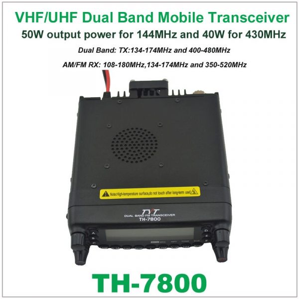 TYT TH7800 Car Radio Walkie talkie Dual Band VHF UHF Mobile Transceiver - Image 2