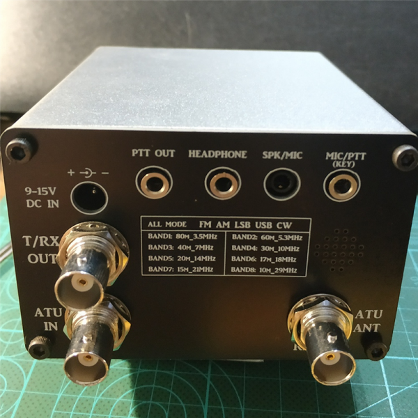 USDX SDR Transceiver All Mode 8 Band Receiver HF Ham Radio QRP CW Transceiver Built-in ATU-100 Antenna Tuner Dual OLED - Image 5