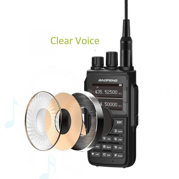 2023 BAOFENG UV-22L Walkie Talkie Dual Band 5W Power 1800mAh Portable Two Way Radios BF-UV22L One Click Frequency Matching - Image 3