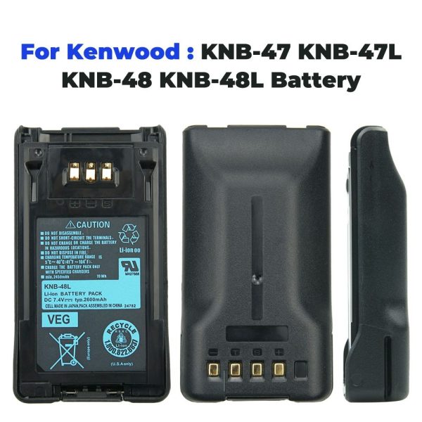 Desktop Charger Base 2600mAh Battery for Kenwood NX-200 NX-300 TK-5220 TK-5320 Portable Radio - Image 4