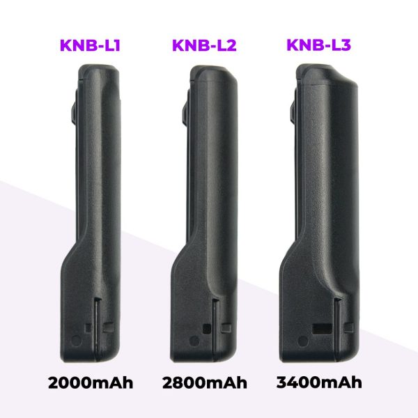 2800mAh KNB-L2 Battery for Kenwood VP6430 TK-5320 NX-5000 NX-5200 NX-5300 NX-5400 Series Radios Replacement Li-ion Battery - Image 3
